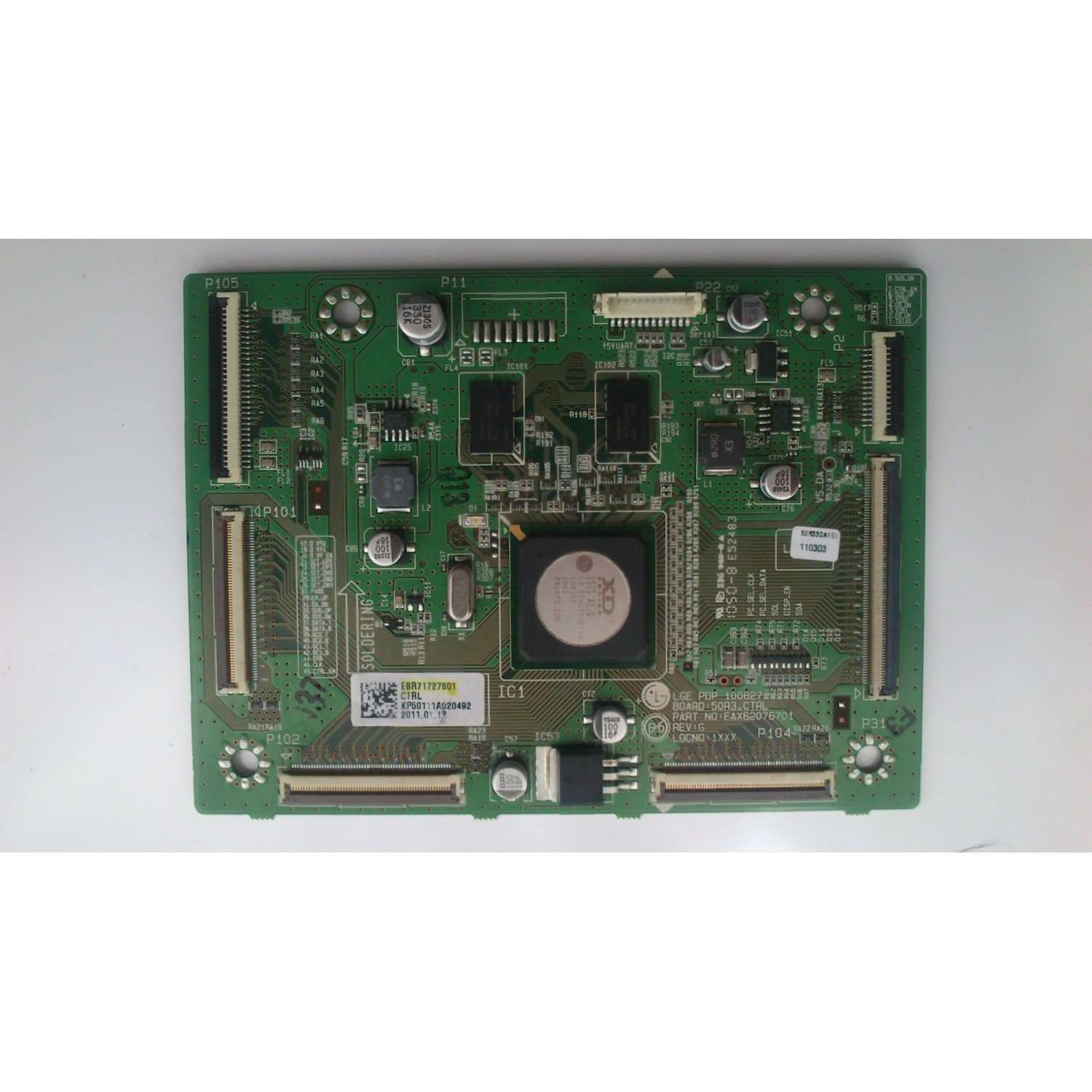 MAIN FUENTE PARA TV LG / NUMERO DE PARTE 3200284057 / TP.MS3553.PB765 / 320021030404005 / H17040810-0A01307 / DISPLAY HV430FHB-N40 / MODELO 43LJ5000-UB.CUSFLH	